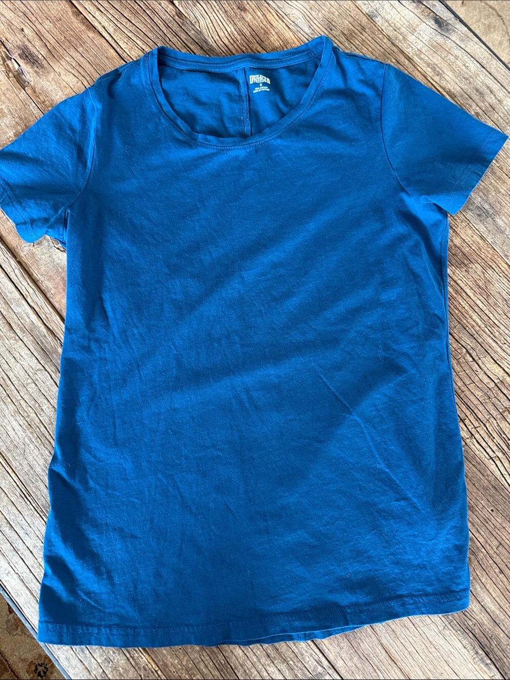 Duluth Trading Company Blue Tee size Small
